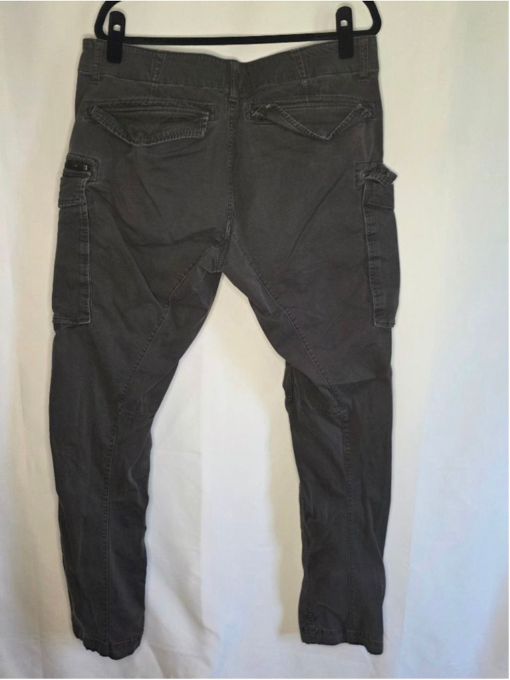 Men's G-Star RAW Gray Rovic Zip 3D Regular Tapered Cargo Pants Waist 36 - Picture 4 of 8
